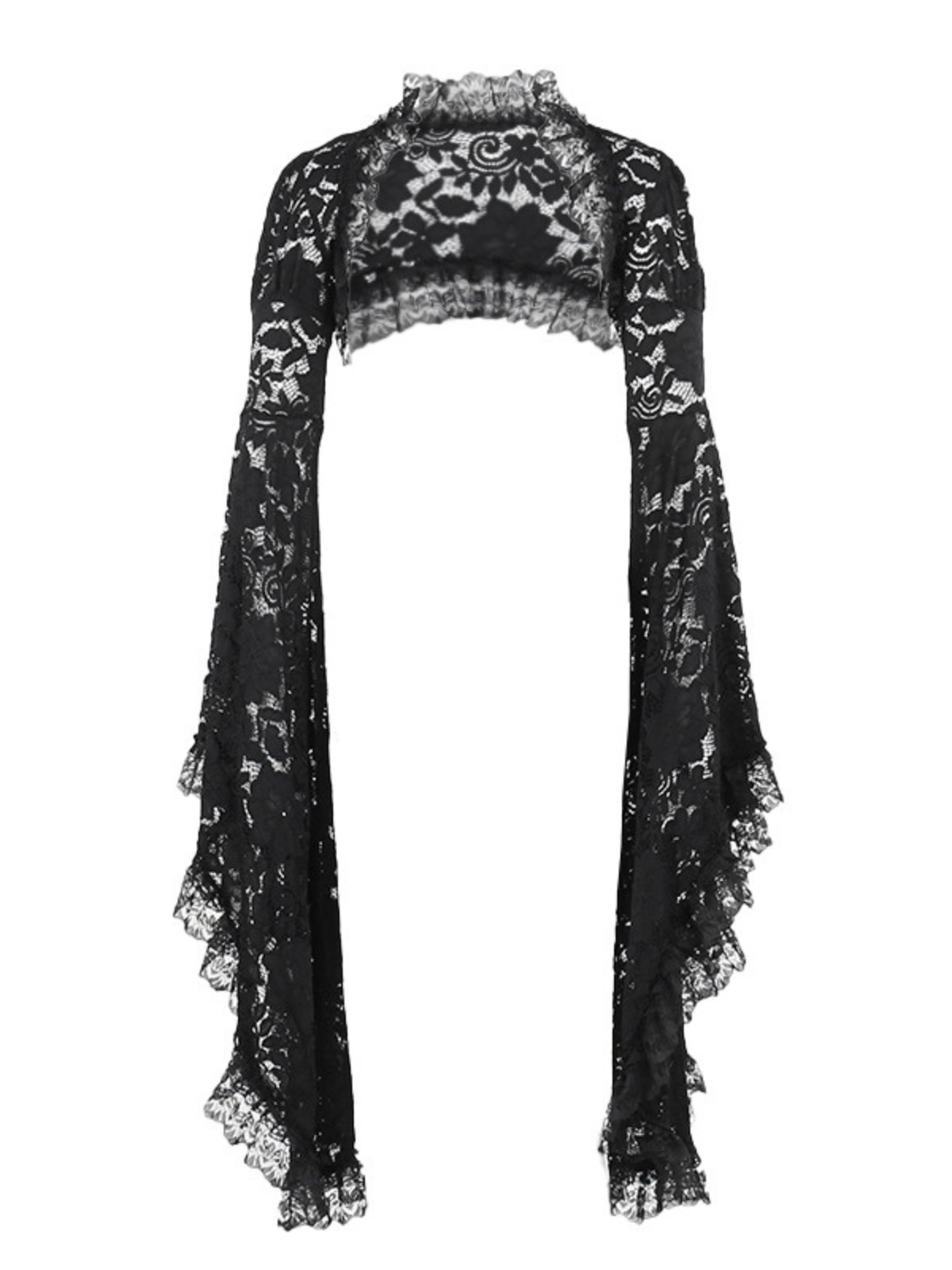 Rosstef Dantelli Shrug - Elegant İspanyol Paça Kollu Design
