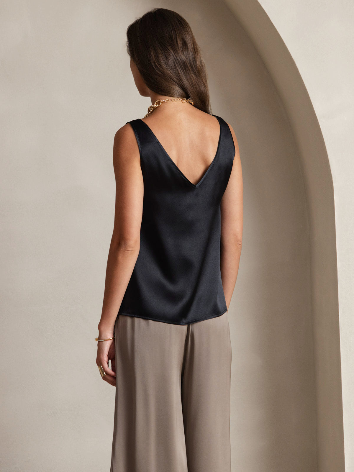 Rosstef Silkless V-Yaka Askılı Üst