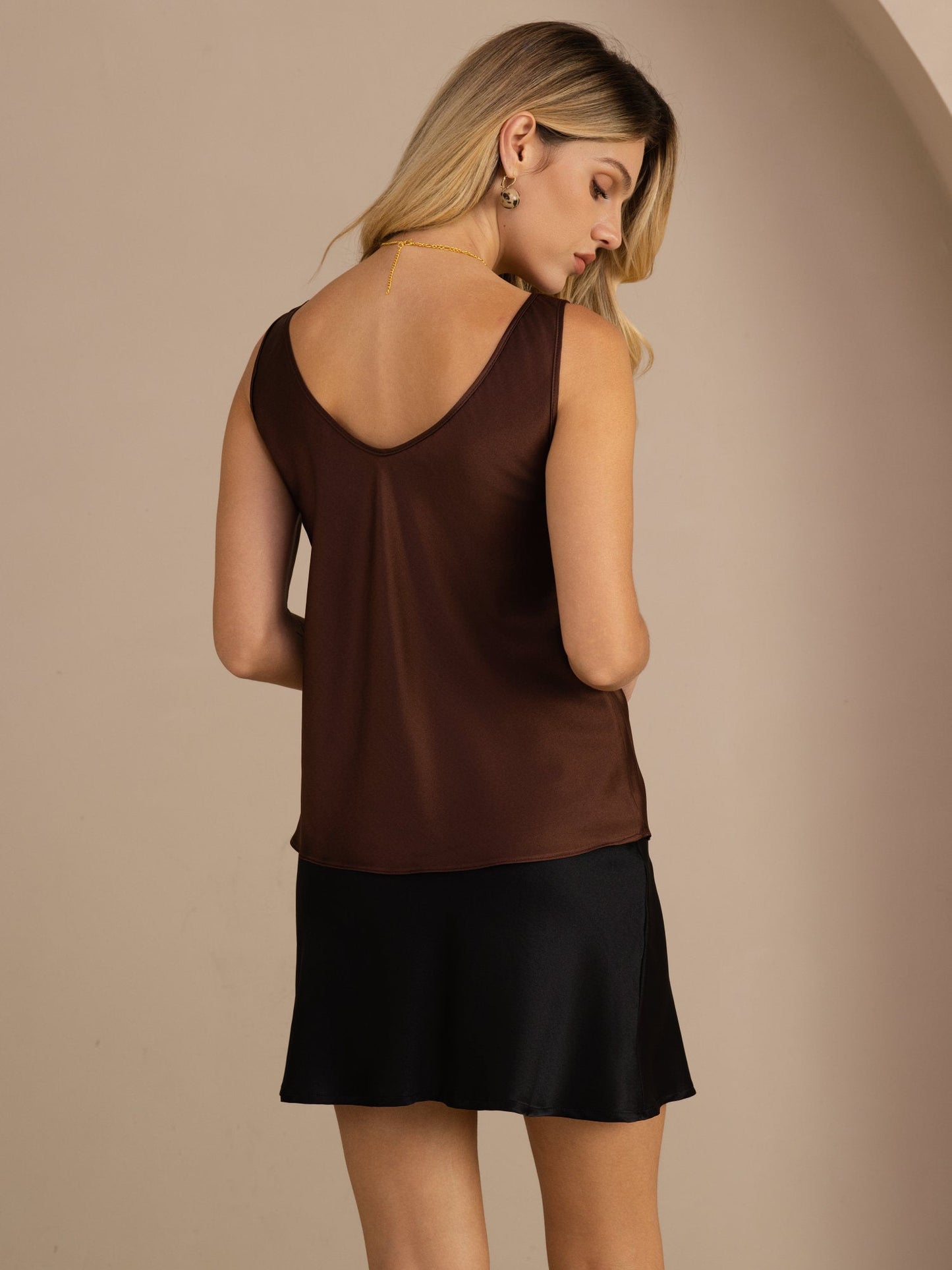 Rosstef Silkless V-Yaka Askılı Üst