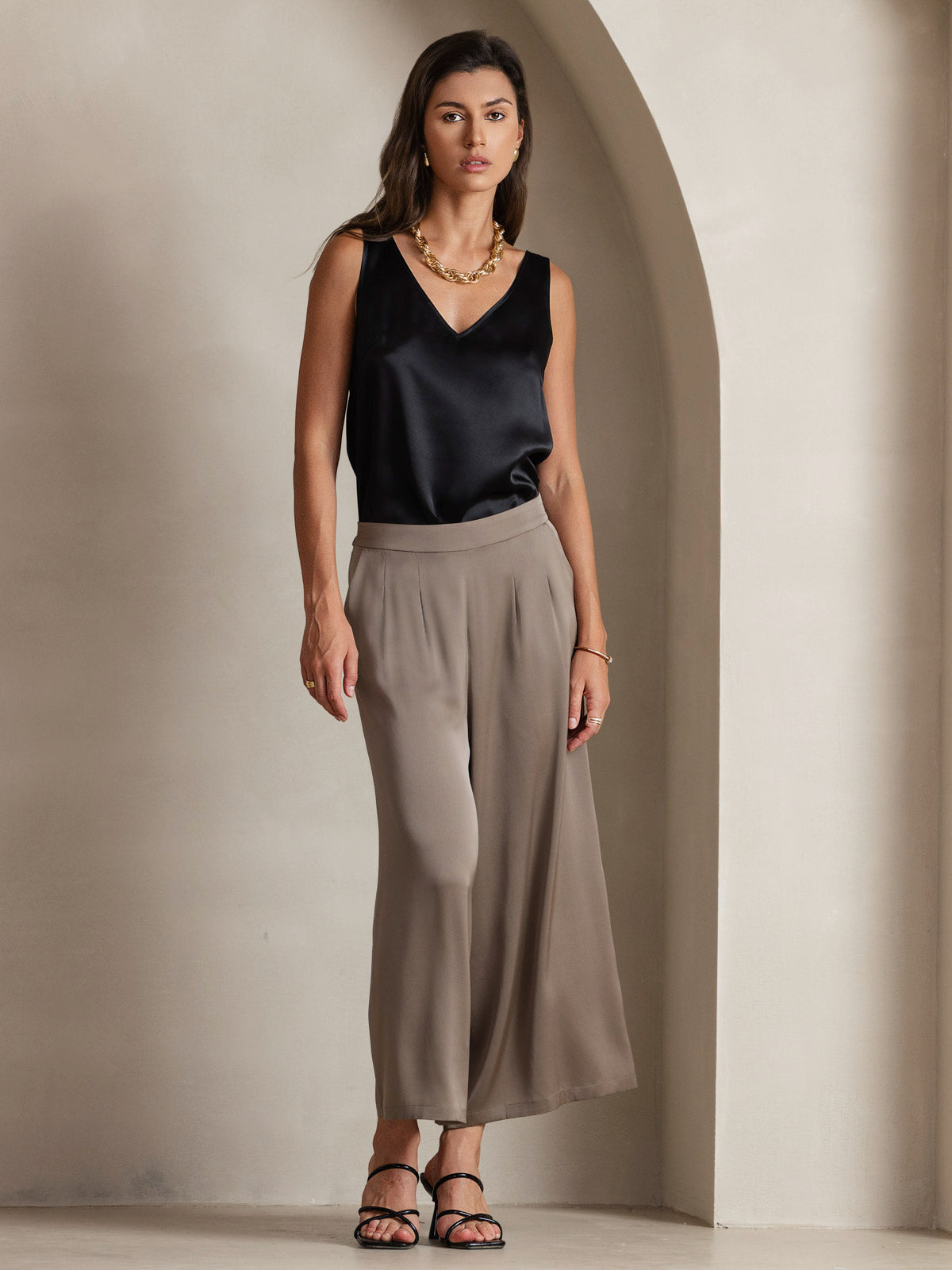 Rosstef Silkless V-Yaka Askılı Üst