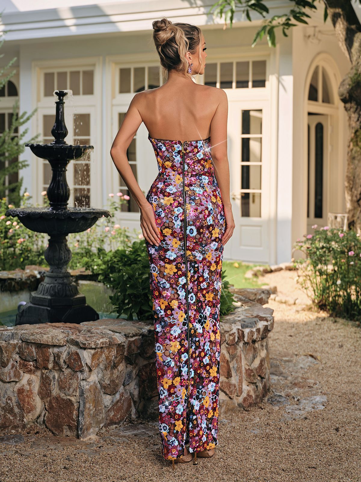 Rosstef Sequinlu Maxi Gelinlik