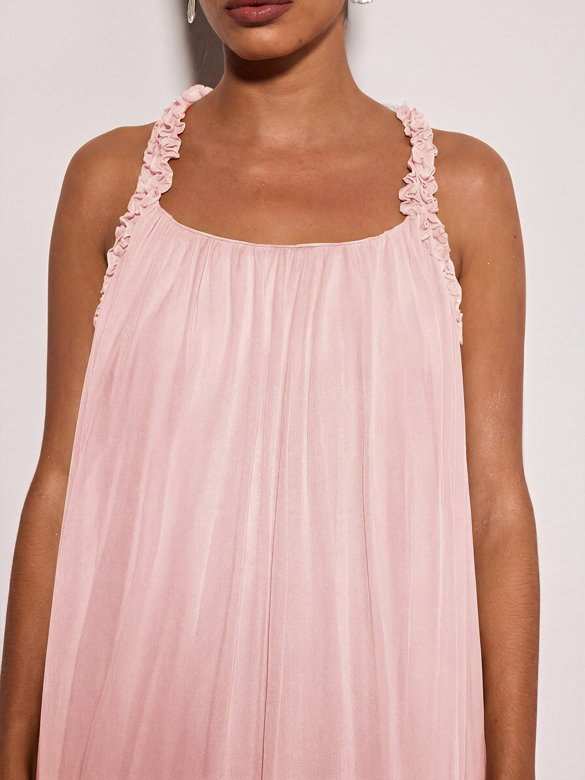 Rosstef Pembe Maxi Elbise