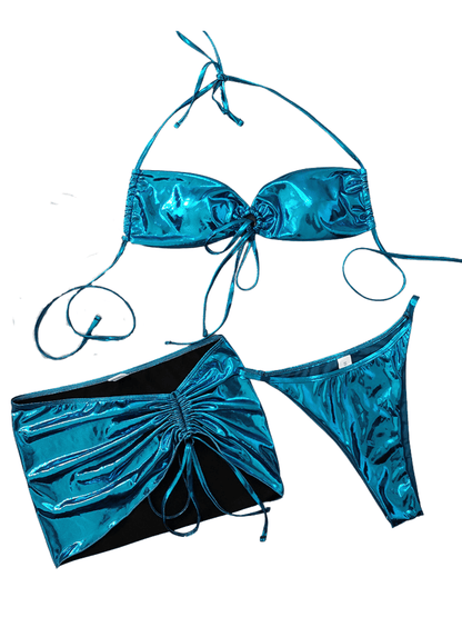 Rosstef Glam Metalik Bikini Takım