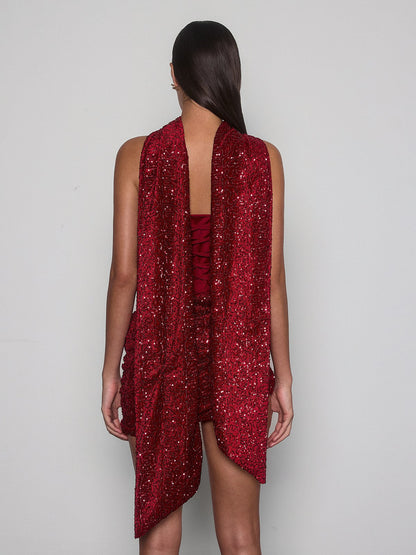 Rosstef Sequinli Mini Abiye