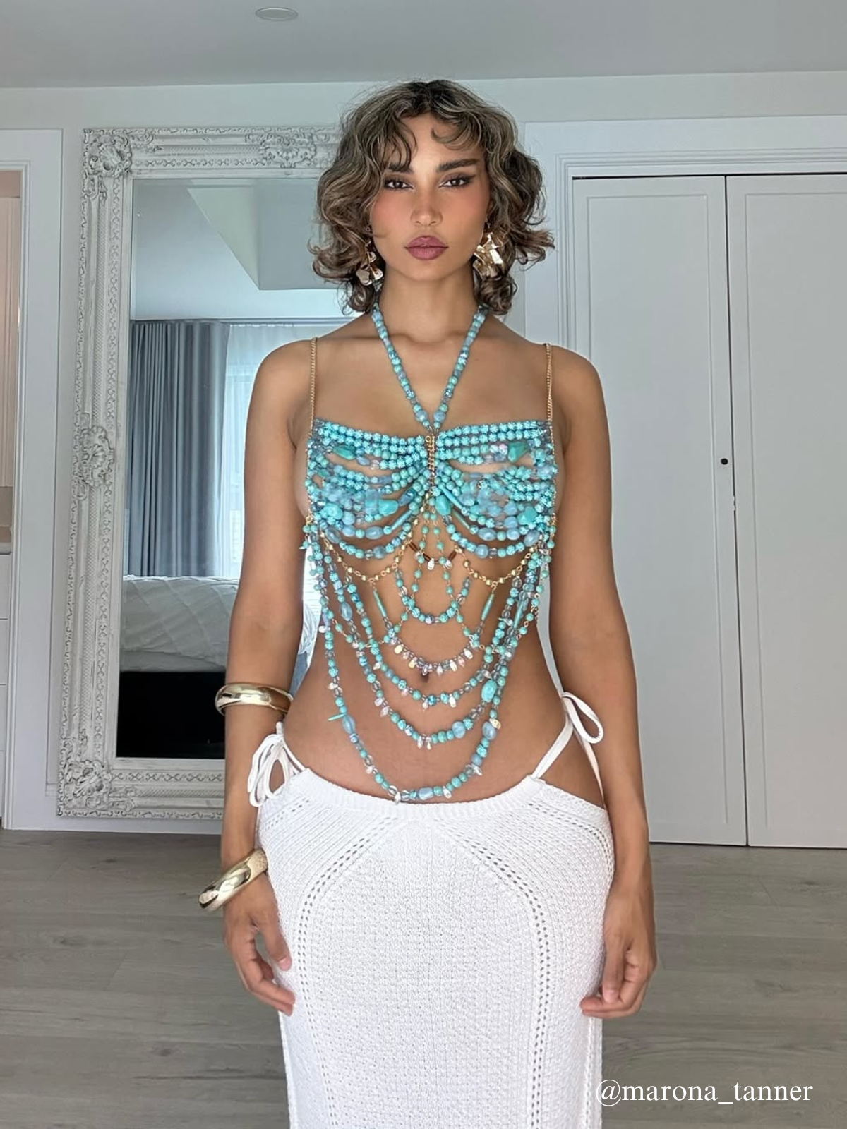 Rosstef Conrad Değerli Taşlı Boncuklu Bralet
