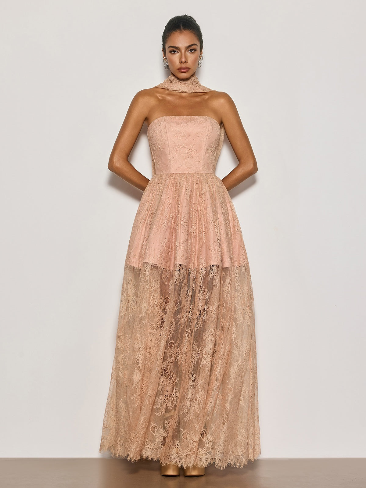 Rosstef Dantelli Maxi Elbise