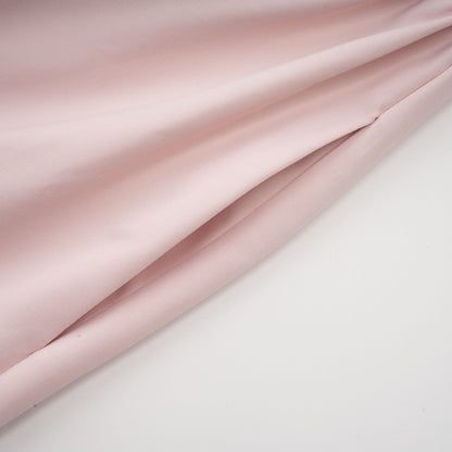 Soleil Pembe Pilili Korse Midi Elbise