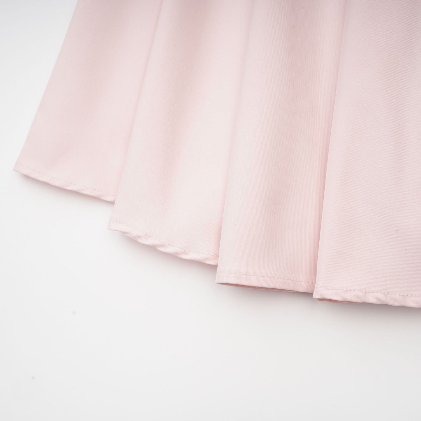 Soleil Pembe Pilili Korse Midi Elbise