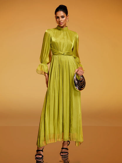 Rosstef Dhavala İspanyol Paça Kollu Maxi Elbise
