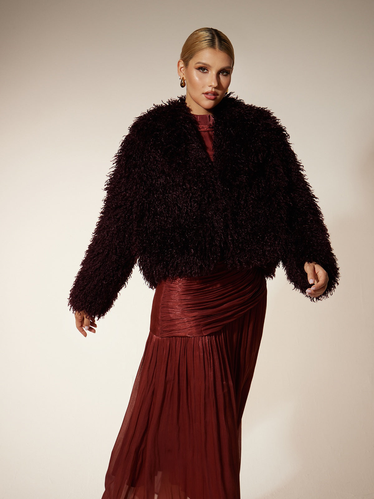 Rosstef Suni Fur Kısa Jacket