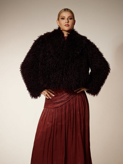Rosstef Suni Fur Kısa Jacket