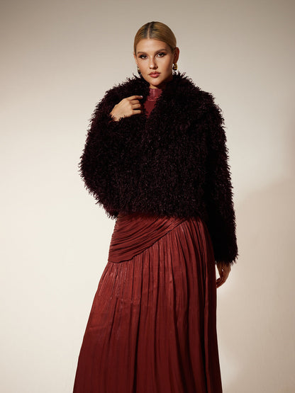 Rosstef Suni Fur Kısa Jacket