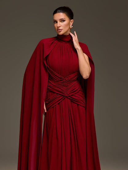Rosstef Cape Kollu Maxi Abiye