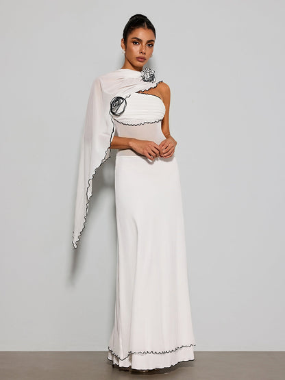 Rosstef Çiçekli Maxi Elbise - Zarif ve Effortless Stil