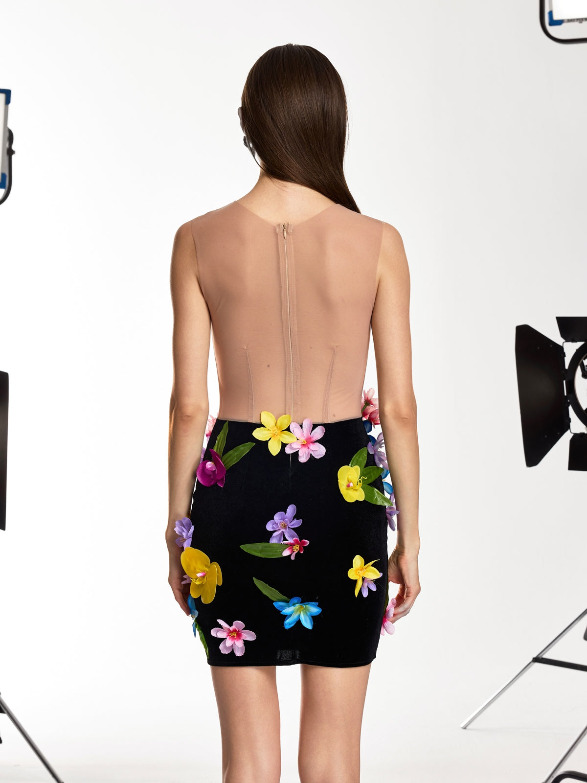 Rosstef Floralı Mini Kıyafet