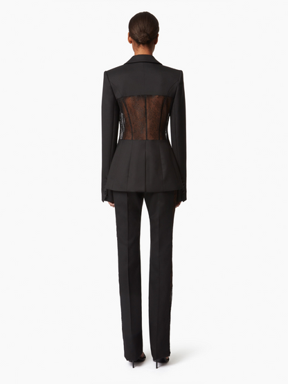 Rosstef Dantelli Blazer Ceket: Şık ve Modern Stil