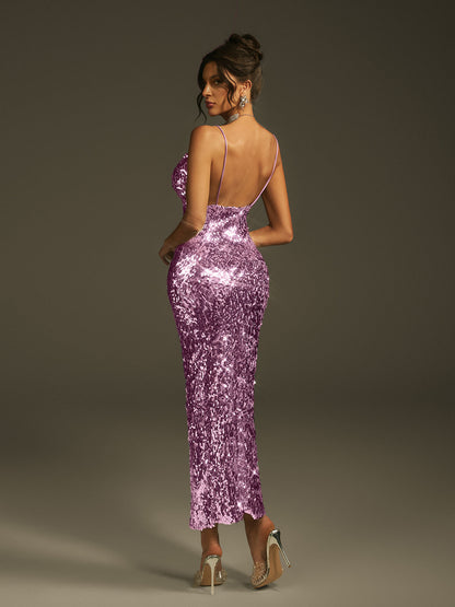 Rosstef Sequinli Midi Günüşü