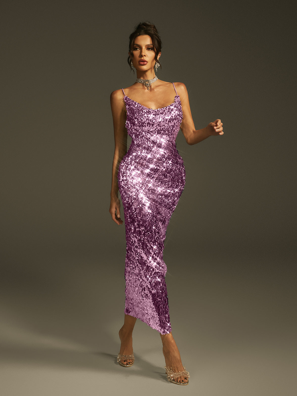 Rosstef Sequinli Midi Günüşü