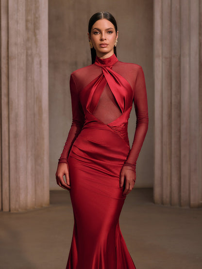 Rosstef Saten Balık Model Abiye