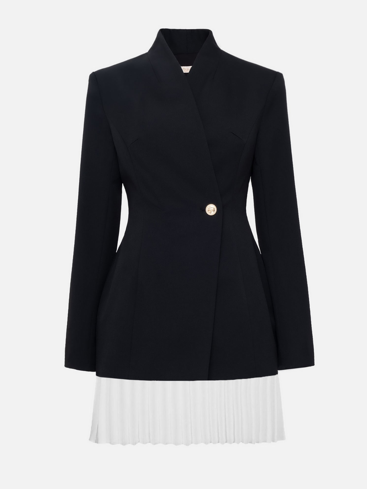 Rosstef Linux Pileli Blazer Ceket Mini Elbise