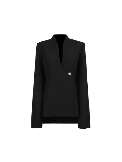 Rosstef Lisinda Cape Kollu Blazer Ceket - Modernlik ve Sıcaklık Birleştiren Kombinasyon