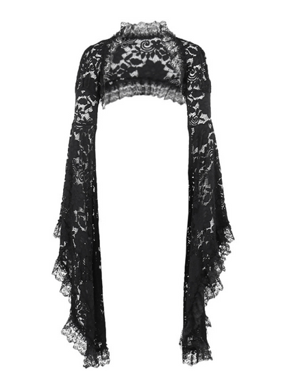 Rosstef Dantelli Shrug - Elegant İspanyol Paça Kollu Design