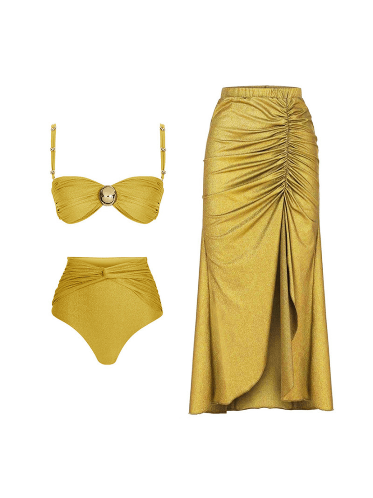 Rosstef Twist Bikini Üçlü Takım