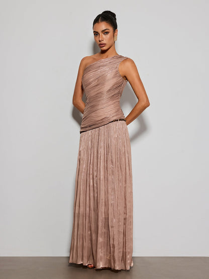 Rosstef Büzgülü Maxi Elbise
