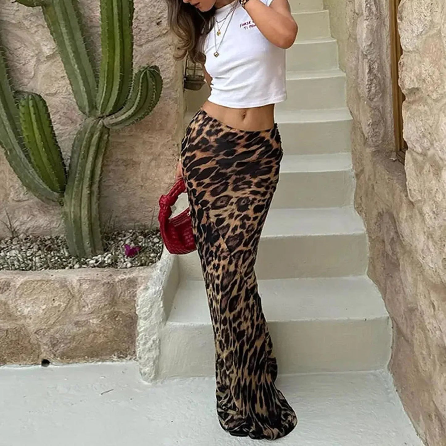 ROSSTEF | Leopar Maxi Etek - S
