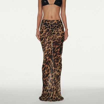 ROSSTEF | Leopar Maxi Etek - S