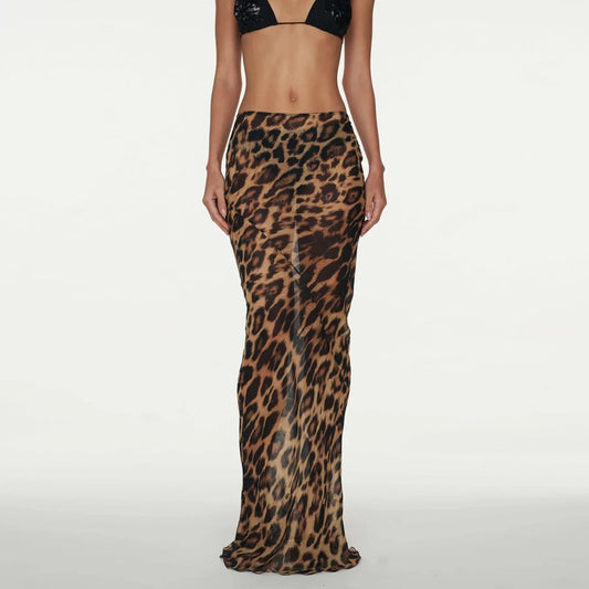 ROSSTEF | Leopar Maxi Etek - S