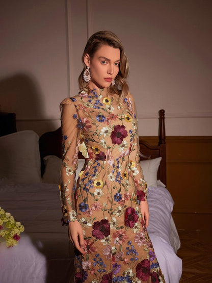 Rosstef Saige Uzun Kolluk Tül Çiçekli Balık Model