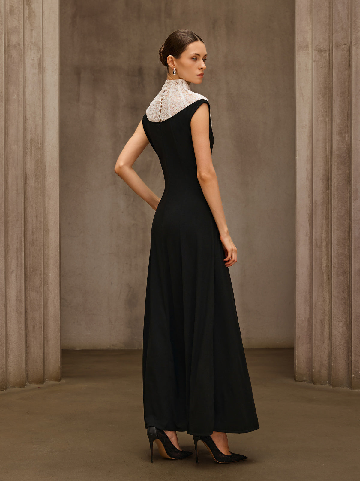 Rosstef Dantelli Maxi Elbise