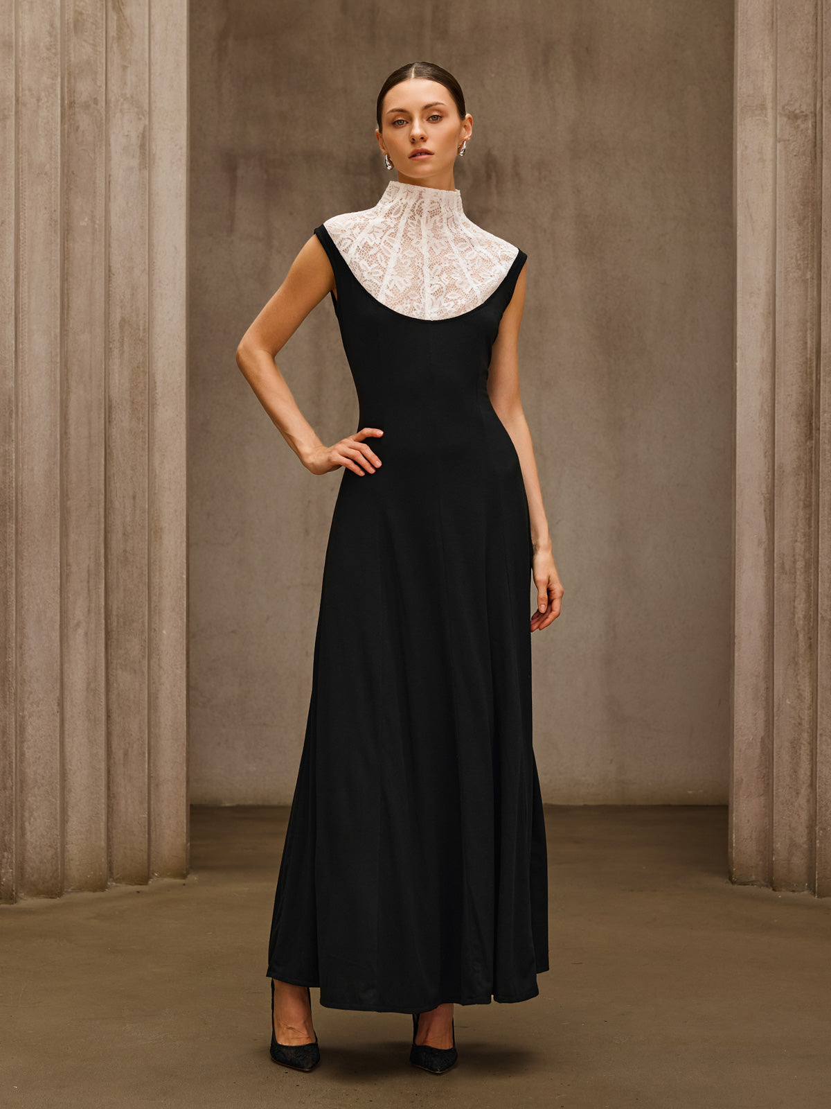 Rosstef Dantelli Maxi Elbise