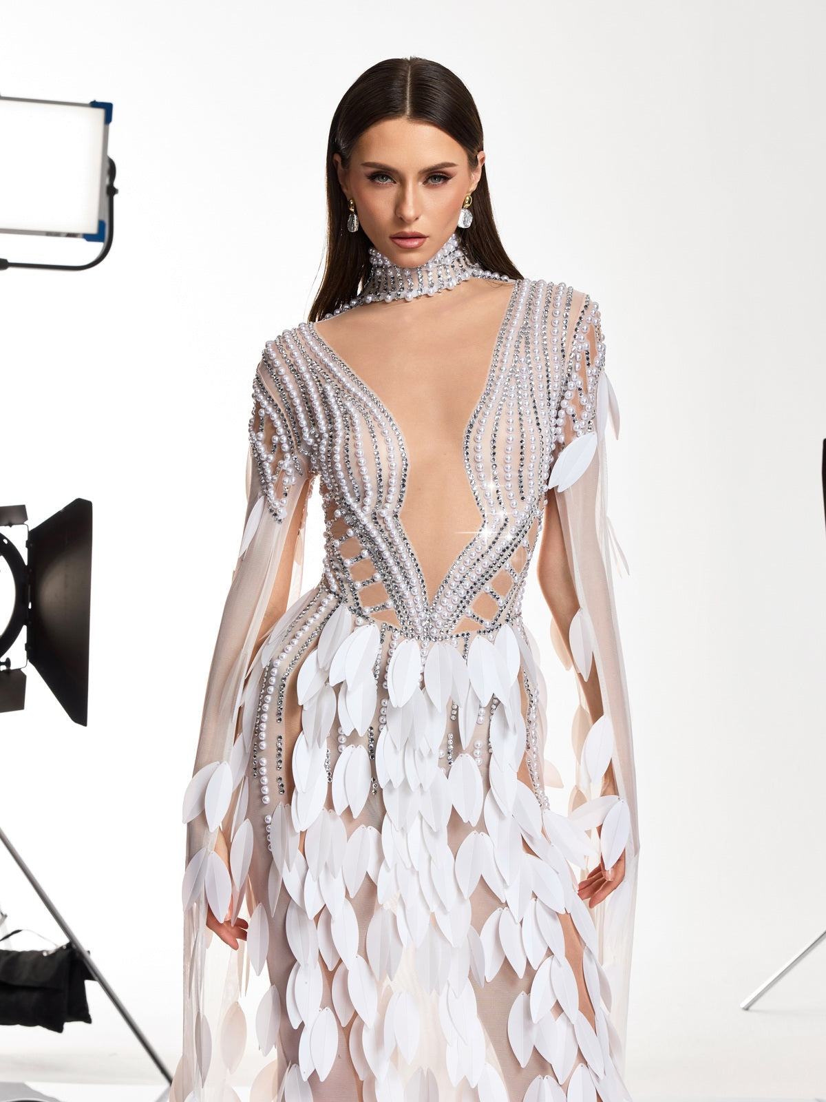 Rosstef Çiçekli Uzun Elbise