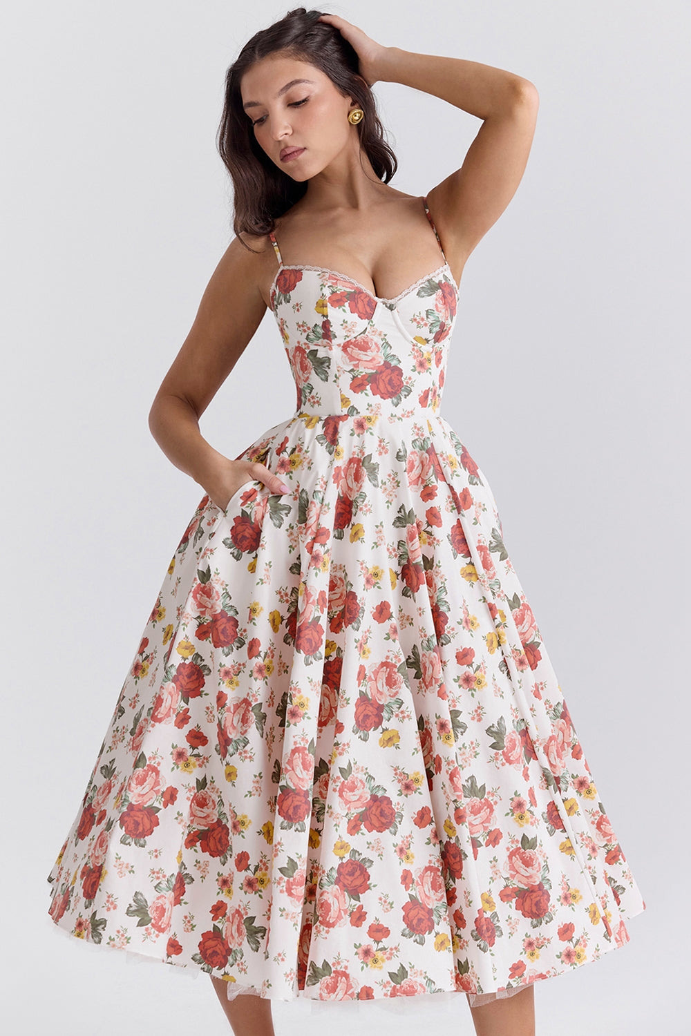 Chole Midi Elbise